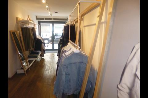 This small unit neither looks nor feels like an interior from the all-American purveyor of casualwear.